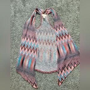 Self Esteem Vibrant Aztec & Chevron Knit Size Small